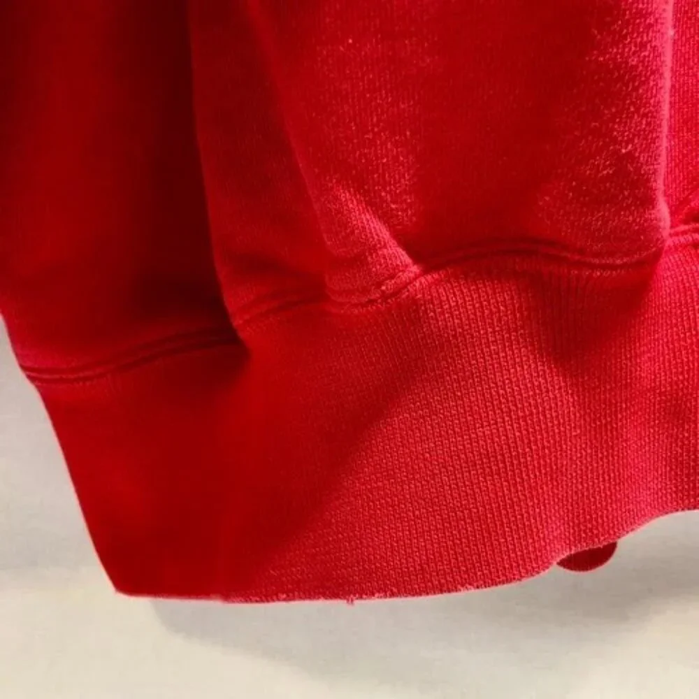 Vintage Nebraska Cornhuskers Sweatshirt Men's XXL Red 90s Gear For Sports Cotton - Picture 7 of 16